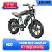 ENGWE M20 20" Fat Tire Off-road Electric Bike 750W Motor 48V 26Ah Dual Battery_desvips.com