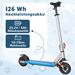 Elektro-Kinderroller Ab 10 Jahre, E Scooter Für Kinder, 14km/h, Klappbar, Max.15km, Höhenverstellbar, Bunte Leuchten, EBS+Fußbremse, LED-Display_desvips.com