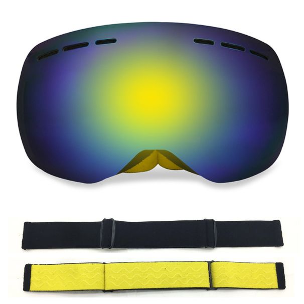 New Bezel-free Large Spherical Double-layer Durable Anti-fog Outdoor Ski Goggles_desvips.com