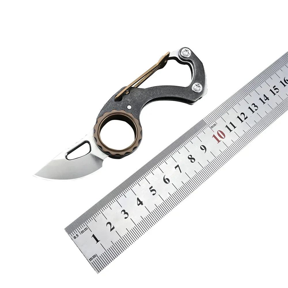 New 9082 Keychain High-end Car Key Holder Folding Multi-functional EDC Lanyard Mini Pocket Knife_desvips.com