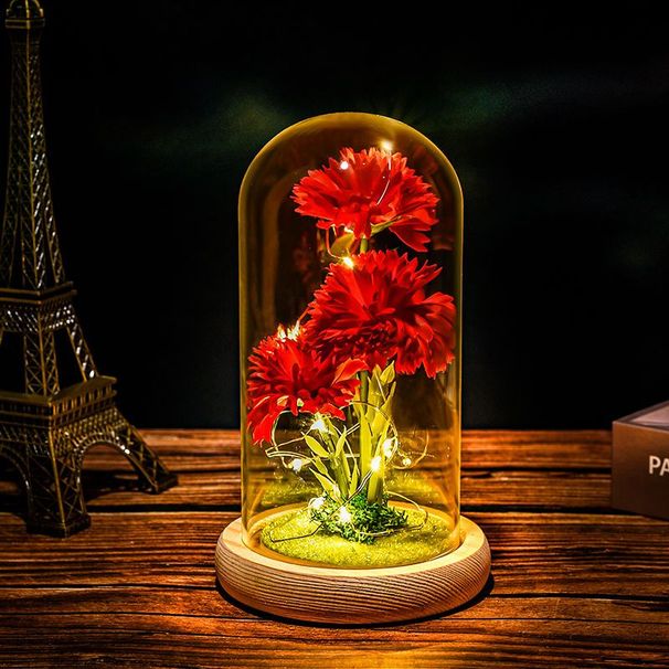 Mother's Day Gift For Students Give To Mom: Carnation, Birthday Gift, Sunflower, Eternal Rose, Artificial Flower, Night_desvips.com
