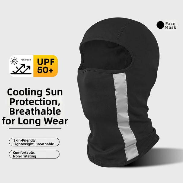 Breathable Sun Protection Motorcycle Riding Headgear Ice Silk Quick Drying Face Protection Hat For Outdoor Sports Running_desvips.com