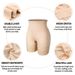 High Waist Tummy Control Panties Lace Slip Shorts For Under Dresses Women Anti Chafing Underwear Boyshorts Slimming_desvips.com