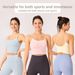 Nude Feel Double 6 Nylon Shockproof Gathered Fitness Sports For Women Lycra Strap Beautiful Back High-Strength Yoga Bra_desvips.com