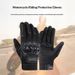 Motorcycle Riding Gloves – Touchscreen Compatible, Anti-Slip, Full Finger Protective Gloves For Men & Women (Breathable, All-Season)_desvips.com