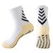 Non Slip Soccer Socks Mid Calf Sweat Wicking Adhesive Coated Odor Resistant Running Yoga Socks_desvips.com