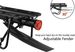 ROCKBROS Aluminum Bicycle Carrier, Bicycle Luggage Rack With Quick - Release Clamp, 24 - 29 Inches_desvips.com