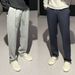 2025 New Men's Loose Casual Pants, Solid Color Versatile Sports Sweatpants, Trendy Straight-Leg Trousers_desvips.com