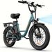 URLIFE E20 Electric Bicycle For Adults 1000W Motor E-Bike 48V 13AH 20 Inch Tires City Commuter Electric Bike_desvips.com
