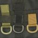 1/3/5PCS Tactical Multifunction Nylon Webbing Belt D-Ring Carabiner Magic Tape Hanging Keychain Backpack Hook Mol_desvips.com