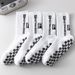 Men's Sports Socks, Nylon Socks, Glued Non Slip Soccer Socks, Running, Fitness Training, Yoga Socks._desvips.com