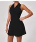 Women’s Clothing New Spring And Summer Tight Fitting High Waist Sports Dress For Women Running Golf Tennis Fitness Clothes Lapel Suit_desvips.com