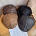 2025 Women's Summer And Autumn Versatile Hot Girl Hat, American Retro Suede Reverse Wearing Forward Hat, Niche Personality, Small Face, Beret Hat_desvips.com