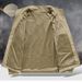 Autumn Breathable New Men's Jackets Outdoor Sports Loose Korean Casual Coat Man Stand Up Collar Classic Solid Color_desvips.com