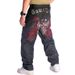 European And American Style Trends: Hip-hop Loose Straight Skateboard Pants, Embroidered Street Dance, Hip-hop Jeans, Men's Plus Size_desvips.com