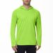 Men's Fishing Suit Lightweight Ice Silk Long Sleeve T-Shirt Sun Protection Hooded Open Finger Button For Lure Fishing Summer_desvips.com