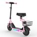 iScooter IK7 2-in-1 Kids E-Scooter With Removable Seat & Basket_desvips.com