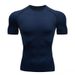 Men's Compression Workout Shirt - Quick-Dry Slim Fit Gym Tee For Running, Basketball & Yoga - Moisture-Wicking Activewear (S-3XL)_desvips.com