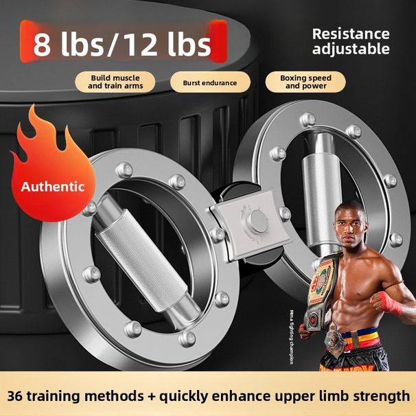 Speed Device Boxing Trainer Men's Fighting 8-Shape Finger Ring Arm Strengthener Adjustable Resistance_desvips.com