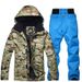 New Men's Snowboarding Suit Winter Outdoor Warm Thickened Camouflage Ski Jacket And Pants_desvips.com