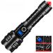 Rechargeable Super Bright P70 Digital Display Outdoor Long-range Aluminum Alloy Zoom White Laser Flashlight_desvips.com