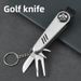 Manufacturer Wholesale Multi-Functional Tool Putting Green Repair Ball Fork Grass Trimmer Golf Pocket Knife_desvips.com
