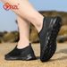 YRZL Men's Sneakers Breathable Mesh Men Casual S Outdoor Non-Slip Big Size Loafers Walking Lightweight Male Tennis_desvips.com