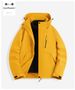 Women's Outdoor Windproof Waterproof 3-in-1 Detachable Couple Jacket Men's Autumn Winter Down Mountaineering Coat_desvips.com