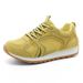 High Quality Fashion Sneakers Women's Low Top Lace-Up Artificial PU + Mesh Splicing Breathable Non-Slip Wear-Resistant Running Shoes 35-40_desvips.com