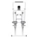 iScooter QK-7906 Climbing Machine Stair Stepper, 3-Level Incline Pedal, Folding Design, Ultra-Quiet 25 DB, 150 Kg Capacity For H_desvips.com