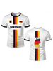 German Men's Football Jersey, Short-sleeved T-shirt With German Flag Design, Plus-size Summer Sports T-shirt_desvips.com