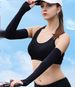 Sun Wholesale Summer Men And Women Outdoor Cycling Driving UV Protection Silk Gloves Ice Sleeves Customization_desvips.com