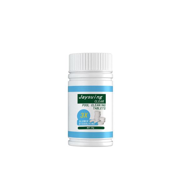 Jaysui Pool Effervescent Tablets Cleaning Pool Instant Effervescent Chlorine Tablets Pool Chlorine Tablets Pool Water Treatment Tablets_desvips.com