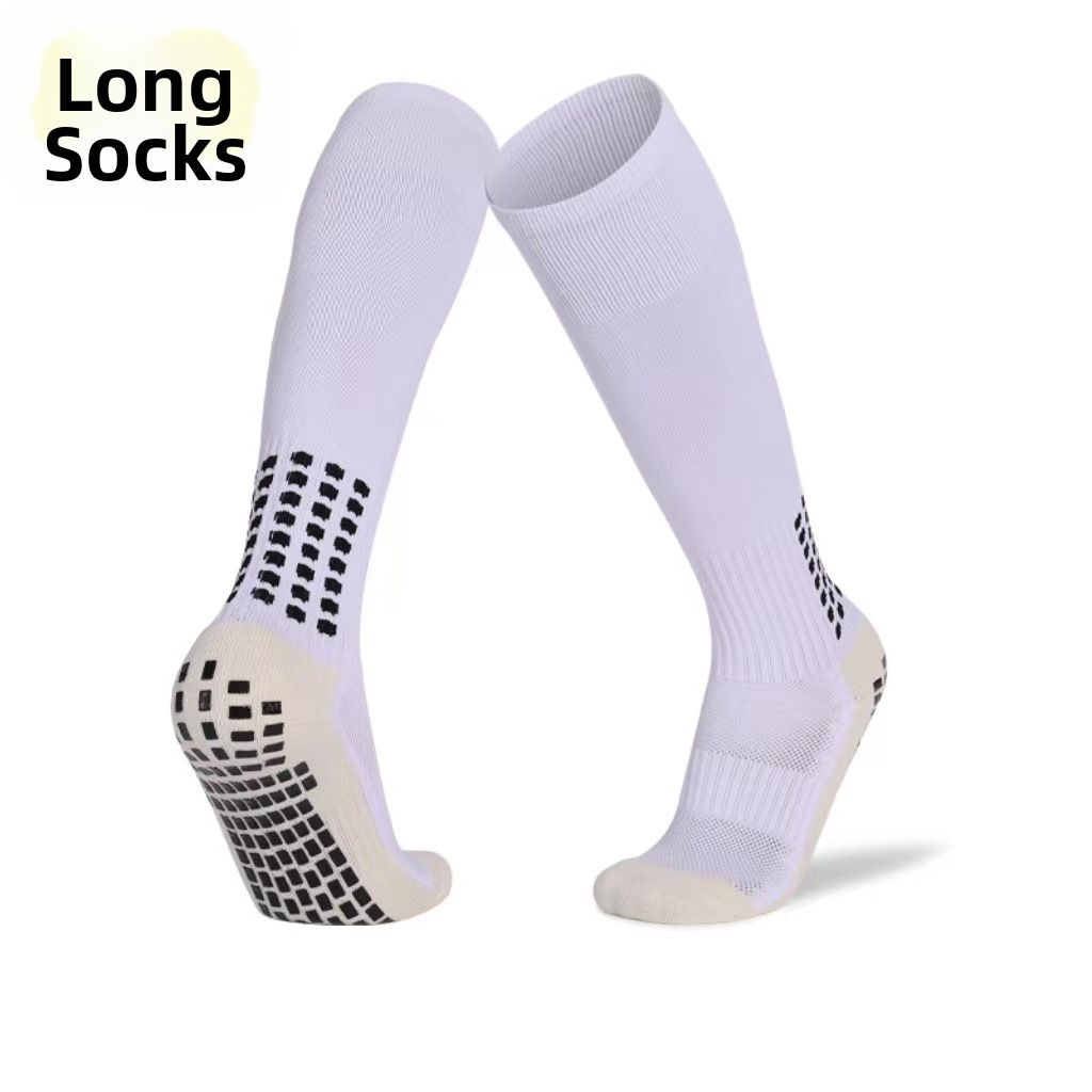 Anti-Slip Silicone Soccer Socks Terry Cloth Mid Length Professional Sports Training Socks For Adults And Children Men's And Women's_desvips.com