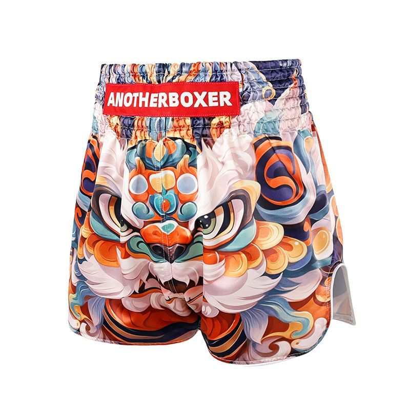 2025 New Multi-Color Muay Thai Boxing Competition Training Sanda Clothing Wholesale Shorts European Size Multiple Styles_desvips.com
