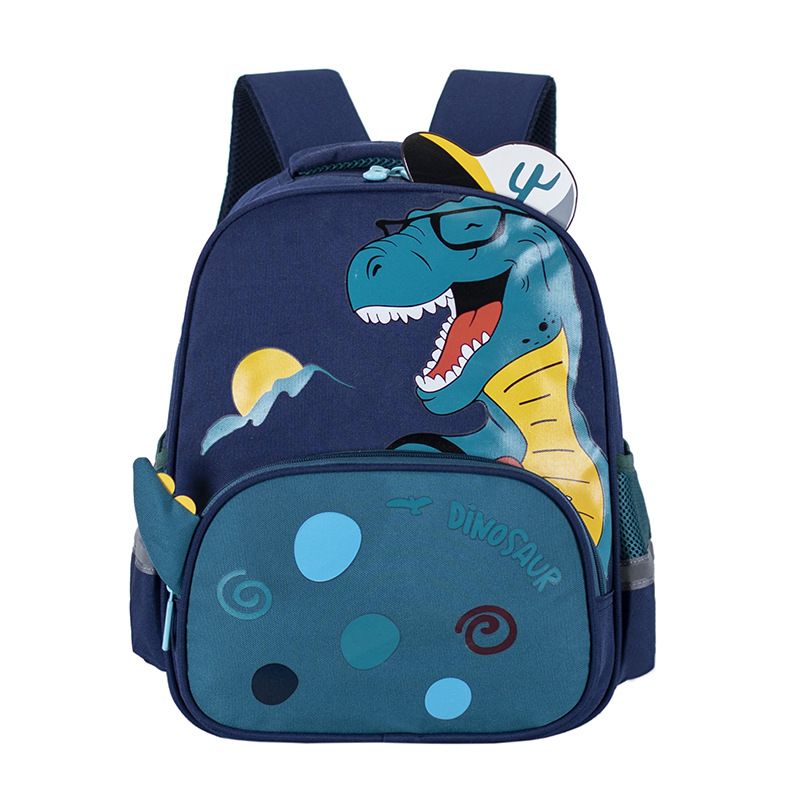 Kindergarten senior class dinosaur schoolbag childlike cute boy girl backpack printed letter children backpack 0617_desvips.com