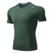 LazyZoom Men's Summer Fitness Clothing T-Shirt Basketball Training Short Sleeve Plus Size Ice Silk Quick-Dry Sports Suit Running_desvips.com