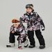 Children's Ski Suit Set Snowboarding Skiing, Thickened And Warm For Outdoor Skiing_desvips.com