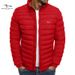 2024 Autumn/Winter Men's Old Solid Color Clothing Outdoor Leisure Sports Fashion Street Style Hooded Warm Zipper Jacket_desvips.com
