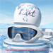 Goggles HD Anti-Fog Waterproof Swimming Glasses For Women And Men Large Frame Adult Swim Cap Equipment_desvips.com
