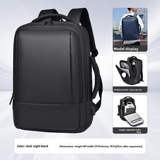 Men's Fashion Travel Women's Backpack Trendy High-End Large Capacity Commuter School Lightweight Laptop Bag_desvips.com