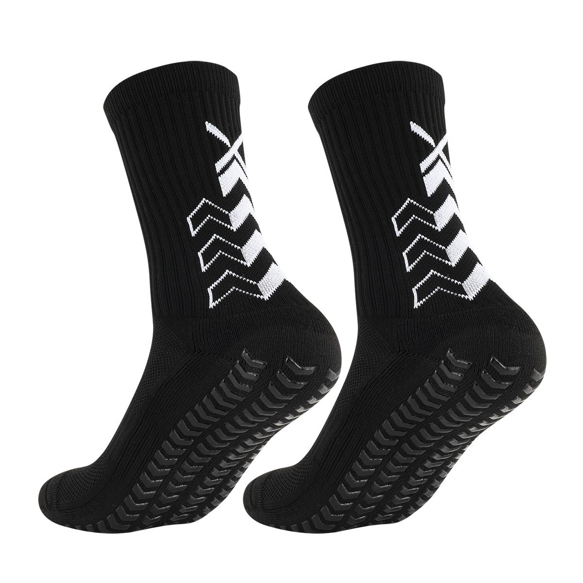 Football Socks Mid Tube Yoga Towel Bottom Anti-Slip Dotted Sports Socks For Men And Women Adult Sports_desvips.com
