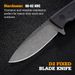 FLISSA 8.5 Inch Full Tang Fixed Blade Knife With Nylon Sheath_desvips.com