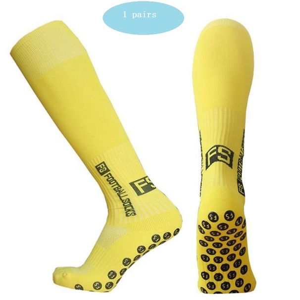1/5/6 Pairs New Long Football Silicone Suction Cup Grip Anti Slip Soccer Sports Men Women Baseball Rugby Socks_desvips.com