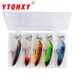 Hot Lure Bait Set Tractor Pencil Rotating Hard Bait 13g Tractor 5 Colors Set Color Optional_desvips.com