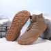 Unisex Waterproof Snow Boots With Fleece Lining - High Top Winter Shoes For Outdoor Activities, Slip-Resistant & Warm_desvips.com