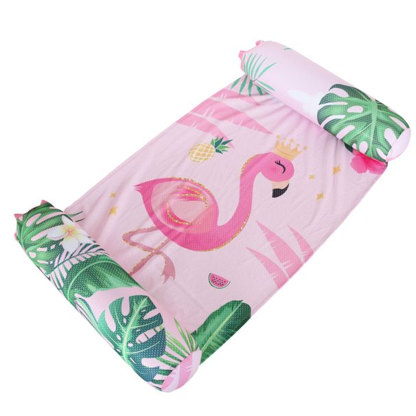 Premium Inflatable Floating Lounger Foldable Mesh Fabric Cover With Adjustable Backrest Quick Dry Design For Pool Lake Beach_desvips.com