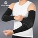 Ice Fabric Running Camping Arm Warmers Basketball Sleeve Running Arm Sleeve Cycling Sleeves Summer Sport Safety Gear_desvips.com