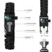 (No Flint) Outdoor Survival Umbrella Rope SOS Emergency Rescue Bracelet Compass Sport Tactical Whistle Bracelets_desvips.com