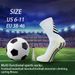 Men's Soccer Socks - Mid-Calf With Non-Slip Towel Sole & Glue Grip (Thick, Durable Training Socks, Breathable Cotton Blend)_desvips.com